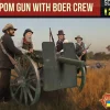 Strelets 1/72 Boer War Pom Pom Gun with Boer Crew