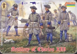 Strelets 1/72 Great Northern War Swedish Artillery of Charles XII