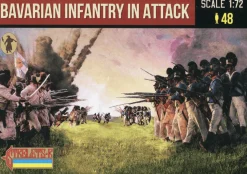 Strelets 1/72 Napoleonic Bavarian Infantry in Attack