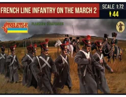 Strelets 1/72 Napoleonic French Line Infantry on the March 2