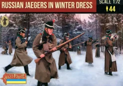 Strelets 1/72 Napoleonic Russian Jaegers in Winter Dress