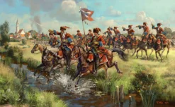Strelets 1/72 War of Spanish Succession French Dragoons in Attack 1701-1714