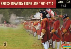 Strelets 1/72 War of Spanish Succession British Infantry Firing Line 1701-1714