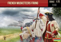 Strelets 1/72 War of Spanish Succession French Musketeers Firing 1701-1714