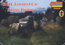 Strelets 1/72 WWI Russian Armoured Car Austin Putilov