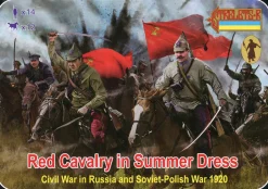Strelets 1/72 WWI Russian Red Army Cavalry in Summer Dress