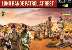 Strelets 1/72 WWII British Long Range Desert Group (LRDG) at Rest