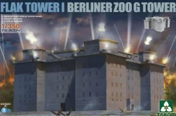 Takom 1/350 Flak Tower I Berliner Zoo G Tower Model Kit