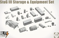 Takom 1/35 StuG.III Storage & Equipment Set