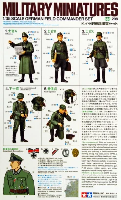 Tamiya 1/35 German Field Command Set