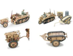 Tamiya 1/48 Kettenkraftrad with Cart & Goliath