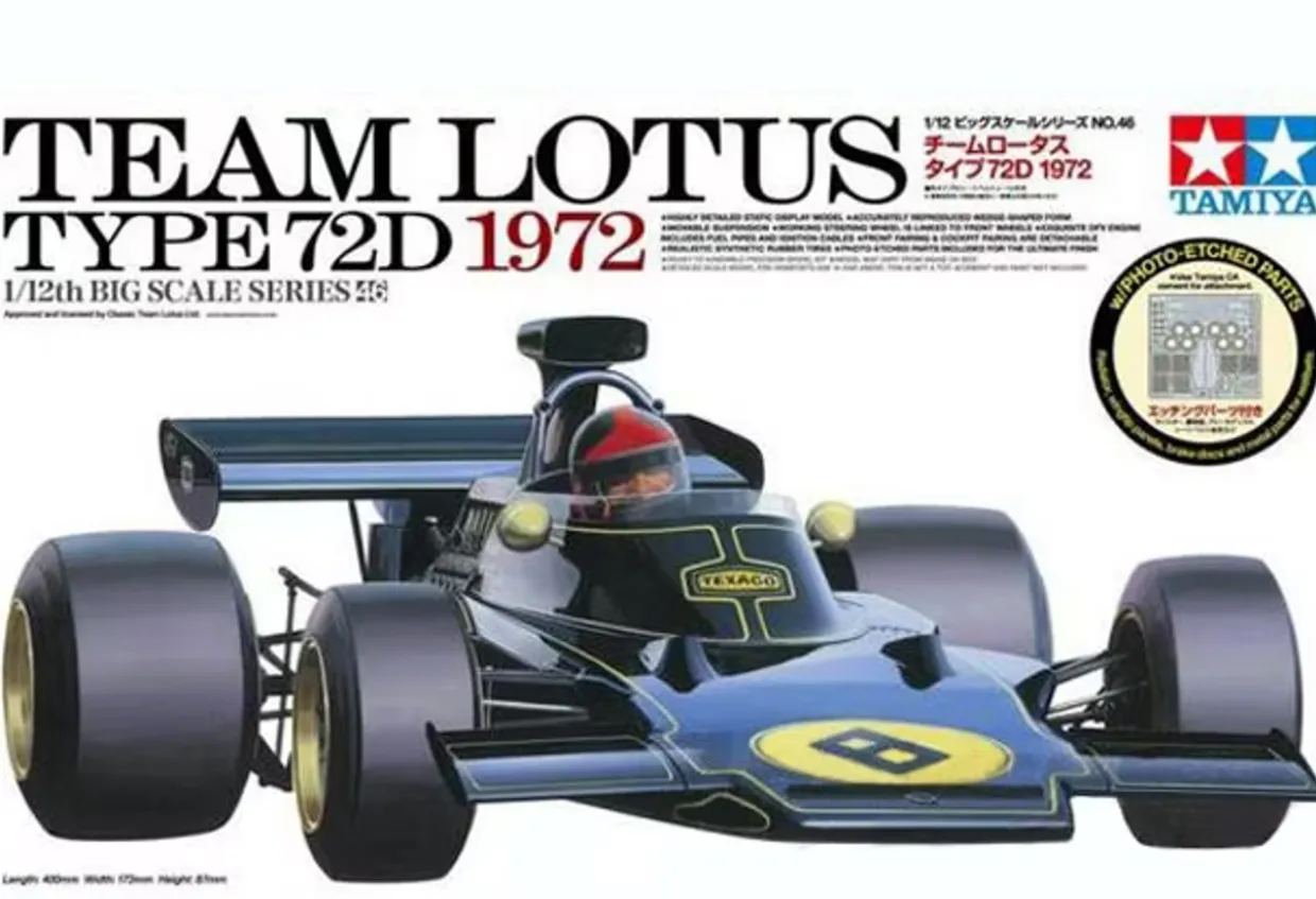 Tamiya 1/12 Lotus Type 72D 1972