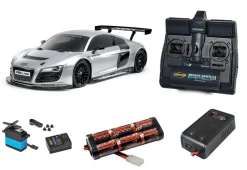 Tamiya 1/10 RC Audi R8 LMS 2008 (TT-02) Super Package Deal