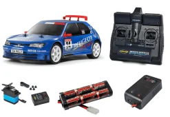 Tamiya 1/10 RC Peugeot 306 Maxi (BT-01) Super Package Deal