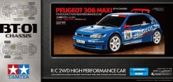 Tamiya 1/10 RC Peugeot 306 Maxi (BT-01) Super Package Deal