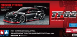 Tamiya 1/10 RC Porsche 911 GT3 R (992) TT-02 Kit