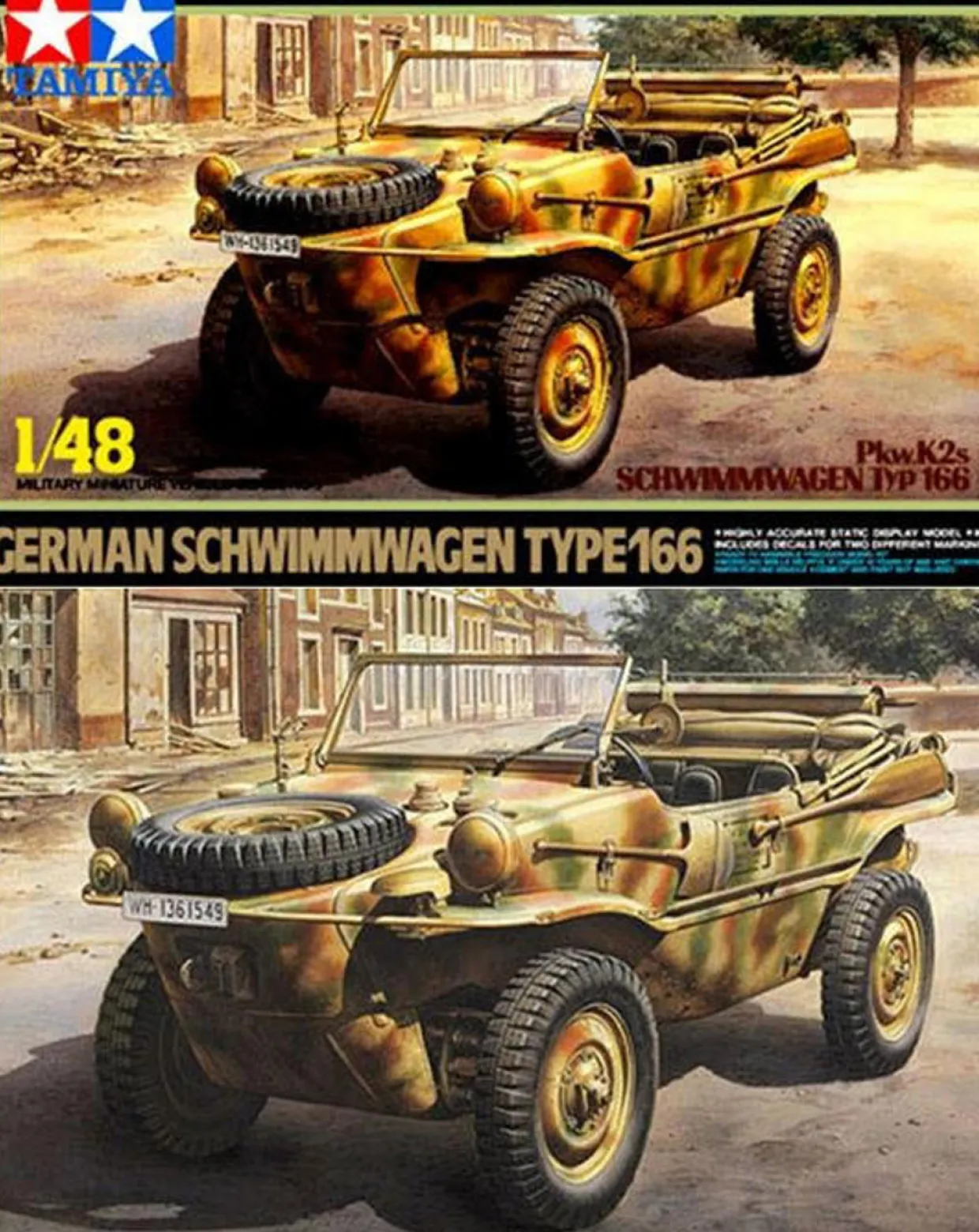 Tamiya 1/48 Schwimmwagen Type 166