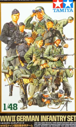 Tamiya 1/48 WWII German Infantry Set