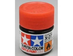 Tamiya Mini X-27 Clear Red 10ml Acrylic Paint