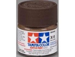 Tamiya Mini X-09 Gloss Brown 10ml Acrylic Paint
