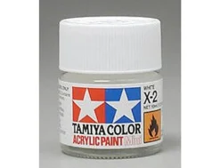Tamiya Mini X-02 Gloss White 10ml Acrylic Paint