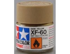 Tamiya Mini XF-60 Flat Dark Yellow 10ml Acrylic Paint