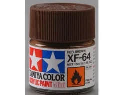 Tamiya Mini XF-64 Flat Red Brown 10ml Acrylic Paint
