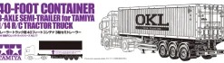 Tamiya RC 1/14 40ft Container 3A Semi-Trailer Kit
