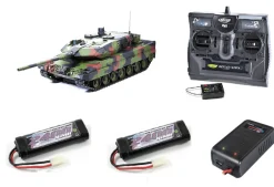Tamiya RC 1/16 Leopard 2A6 Full Option (Green) Expert Built RTR
