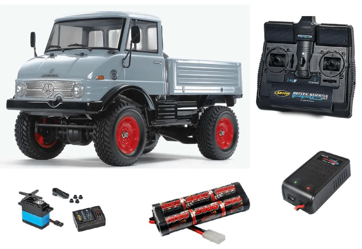 Tamiya RC 1/10 Mercedes-Benz Unimog 406 U900 CC-02 Expert Built RTR