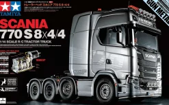 Tamiya RC 1/14 Scania 770S 8x4/4 Truck Model Kit - Pre-Painted