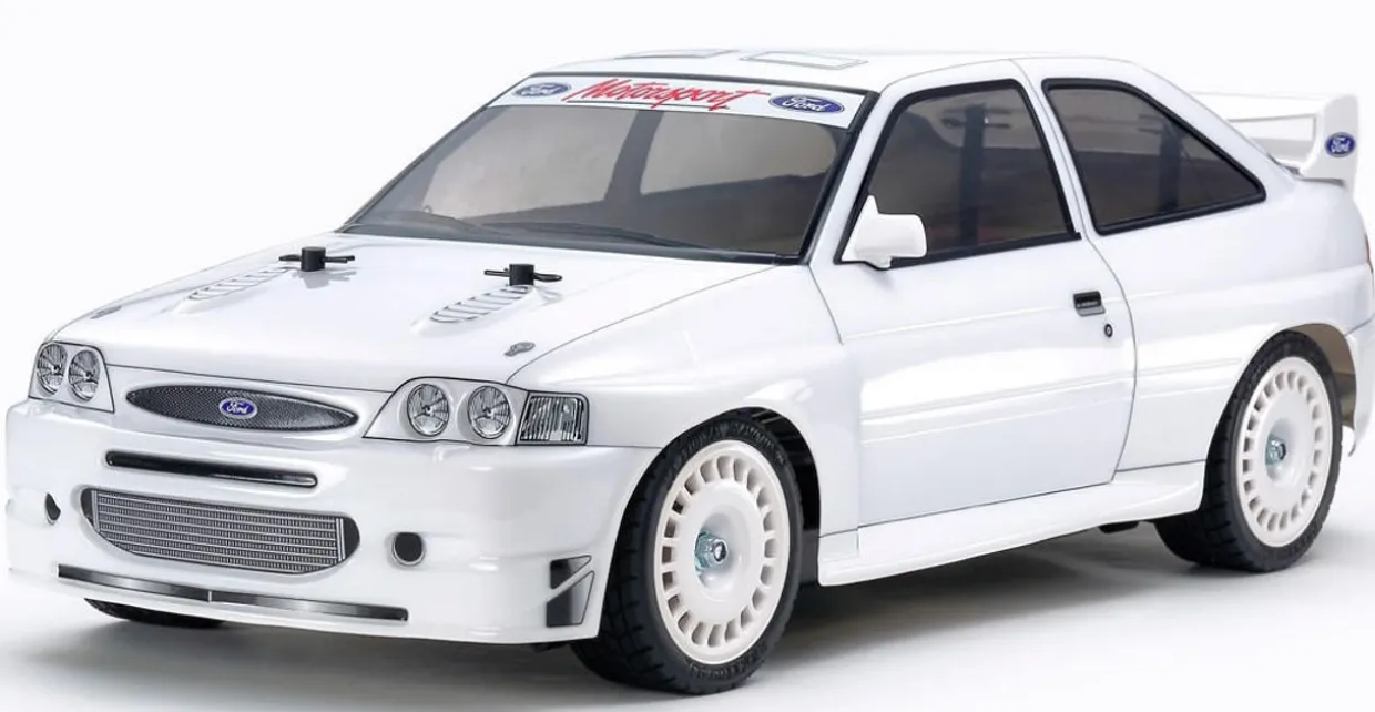 Tamiya RC Ford Escort Cosworth 1998 TT-02 Super Package Deal