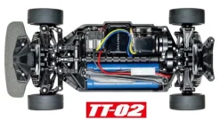 Tamiya RC Ford Escort Cosworth 1998 TT-02 Super Package Deal