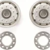 Tamiya RC Metal Plated Truck Wheels 30mm/Matt Finish/Bearing