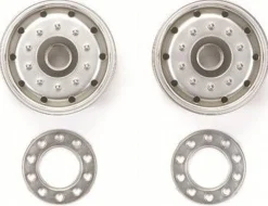 Tamiya RC Metal Plated Truck Wheels 30mm/Matt Finish/Bearing