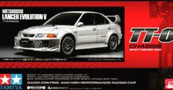 Tamiya RC Mitsubishi Lancer Evolution V TT-02 Model Kit