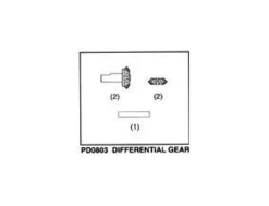 Thunder Tiger TS4N Differential Gear