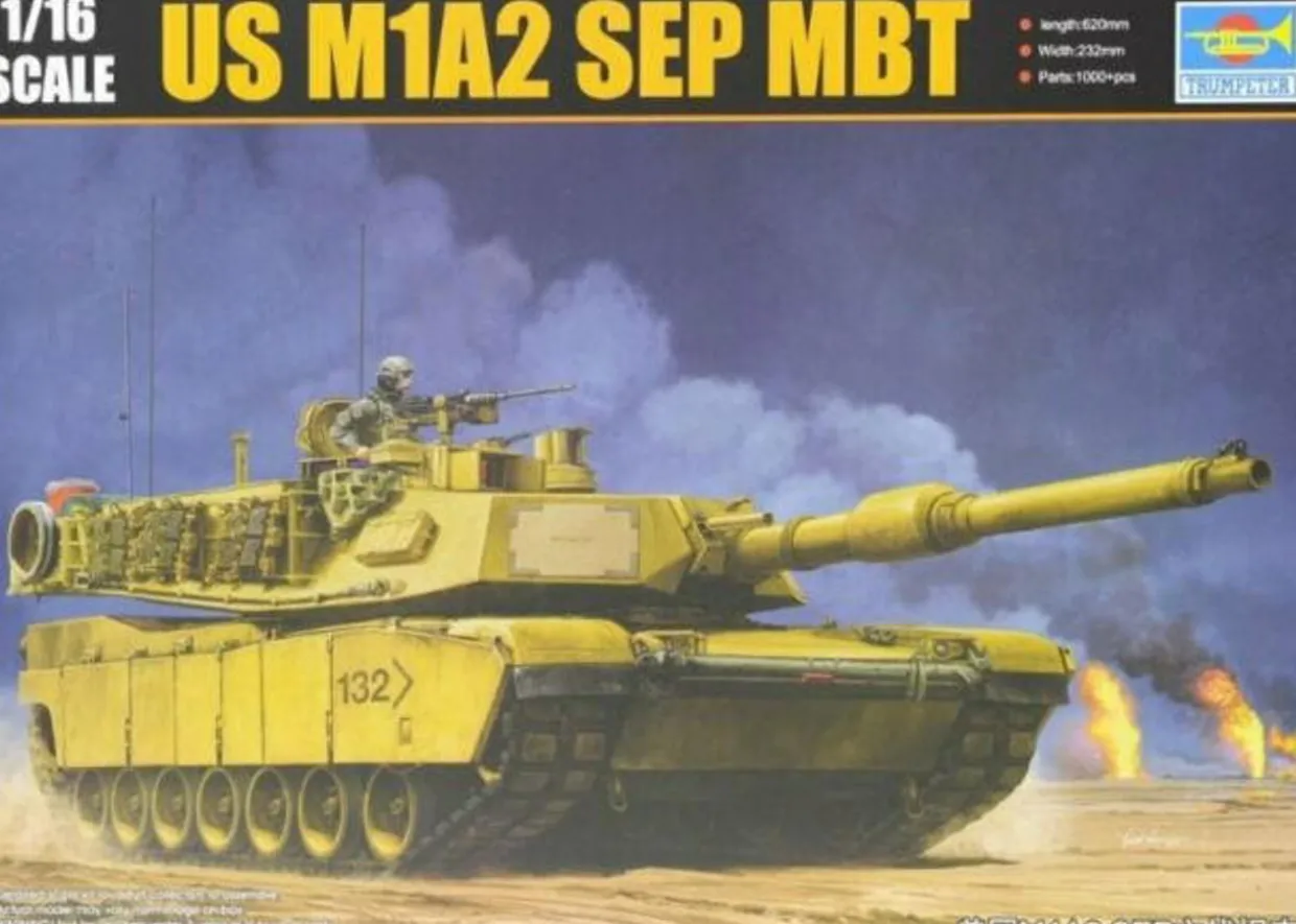 Trumpeter 1/16 M1A2 Abrams SEP MBT