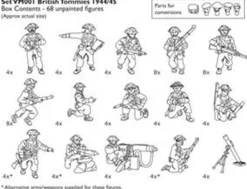 Valiant Miniatures 1/72 WWII British Tommies 1944-45