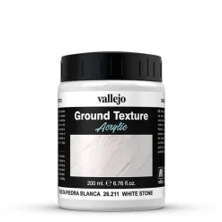 Vallejo Acrylic Stone Textures 200ml White Stone Paste