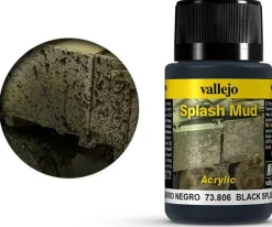 Vallejo Acrylic Weathering Effects 40ml Black Splash Mud
