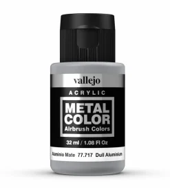 Vallejo Metal Color 717 32ml Dull Aluminium Acrylic Paint