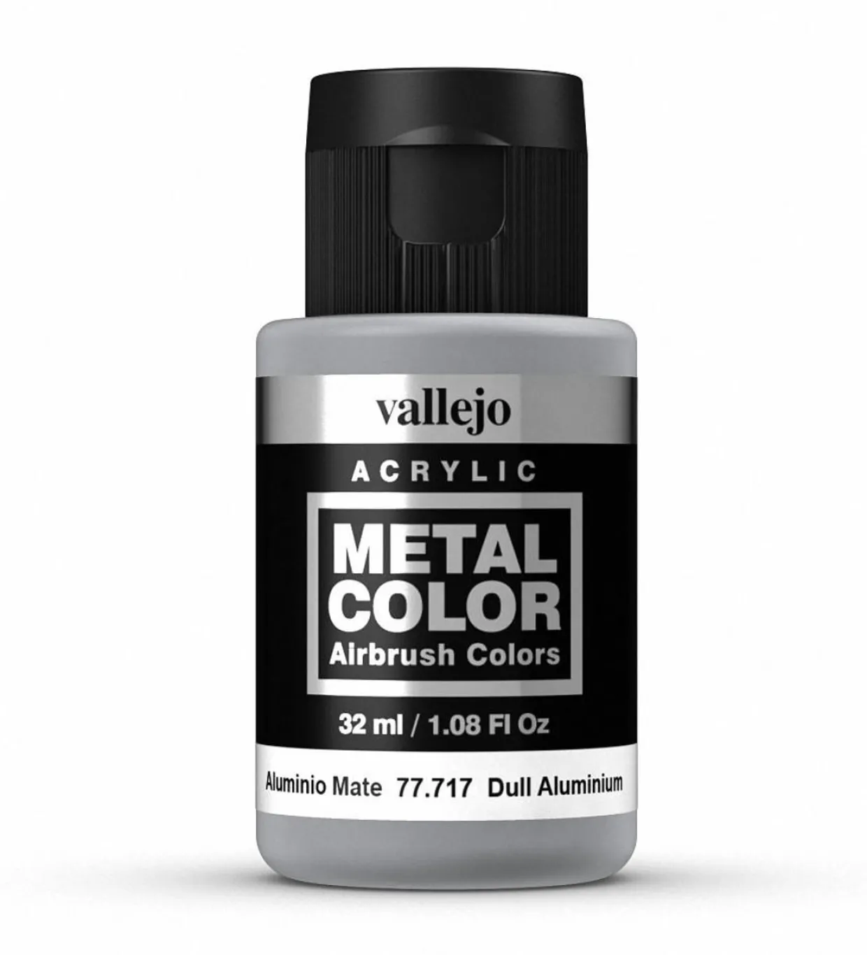 Vallejo Metal Color 717 32ml Dull Aluminium Acrylic Paint