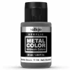 Vallejo Metal Color 703 32ml Dark Aluminium Acrylic Paint
