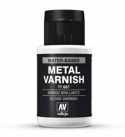 Vallejo Metal Color 657 32ml Gloss Metal Varnish Acrylic Paint