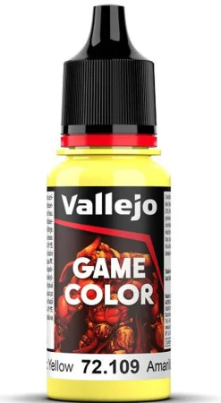 Vallejo 17ml Game Color 109 Toxic Yellow