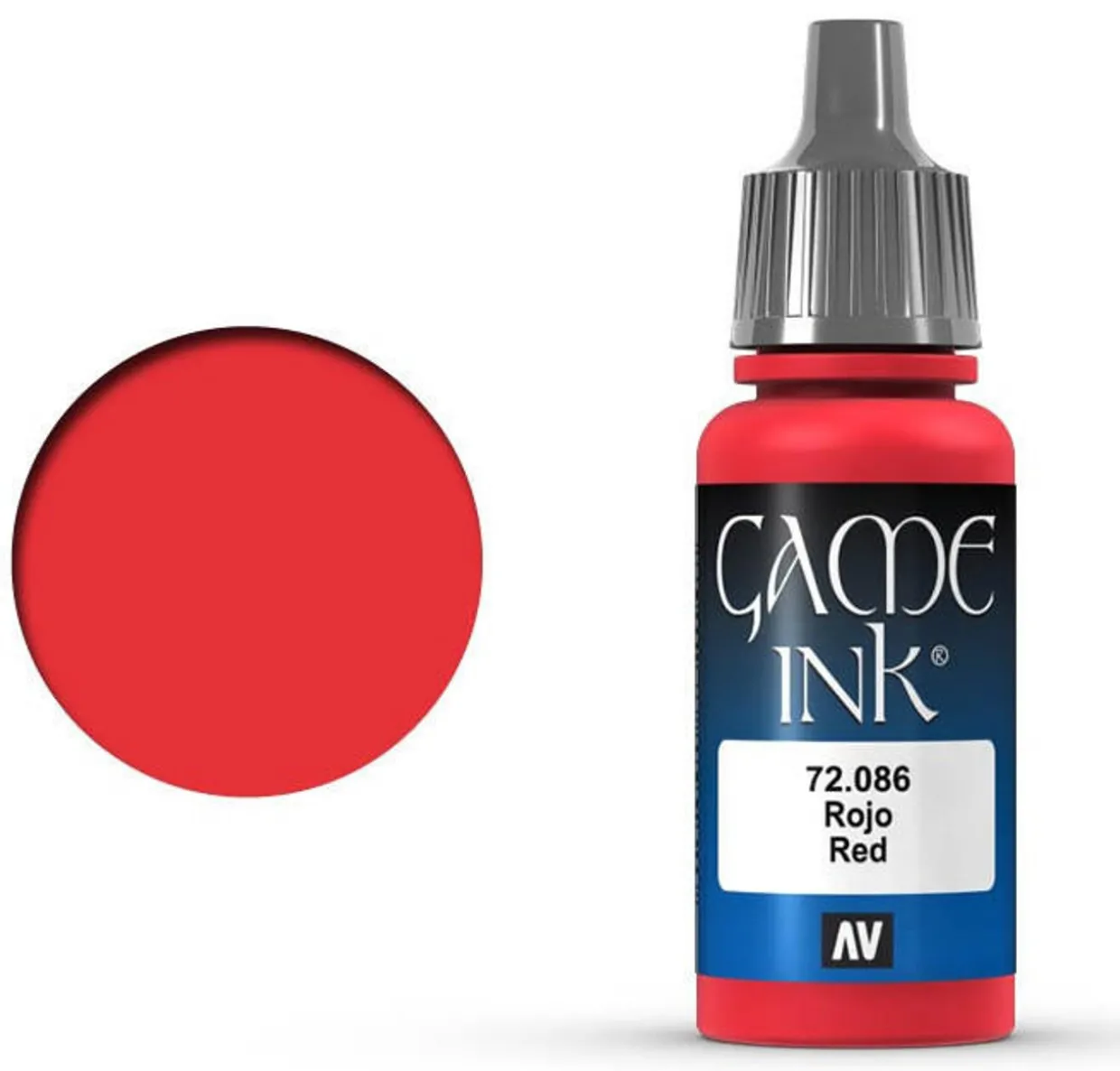 Vallejo 17ml Game Color Ink Red
