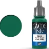Vallejo 17ml Game Color Ink Black Green
