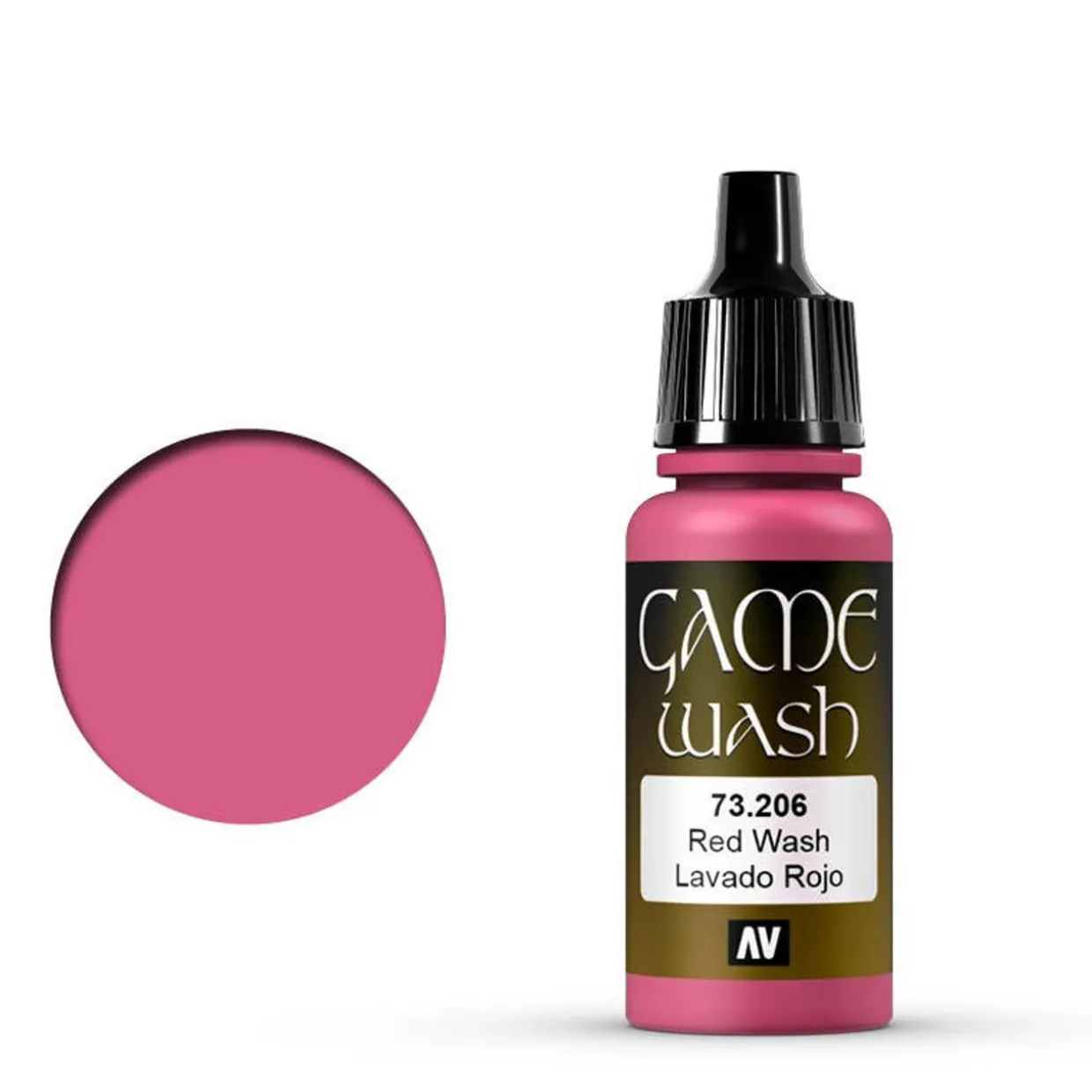 Vallejo 18ml Game Color Wash 206 Red