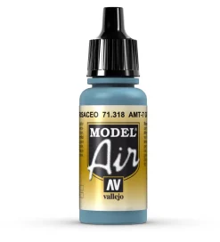 Vallejo Model Air 318 17ml AMT-7 Greyish Blue Matt Acrylic